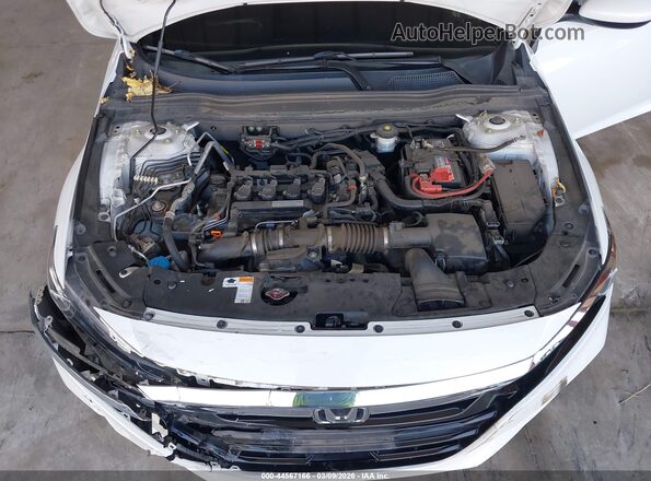 1HGCV1F10KA017562 2019 HONDA ACCORD White Widok z tyłu