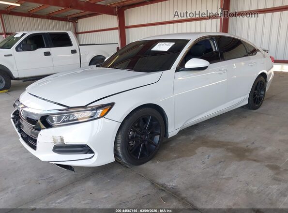1HGCV1F10KA017562 2019 HONDA ACCORD White Przód lewy