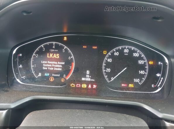 1HGCV1F10KA040615 2019 HONDA ACCORD Champagne Հետևի նստատեղերի տեսք
