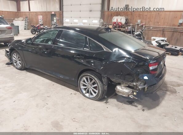1HGCV1F10MA008203 2021 HONDA ACCORD Black Trasero izquierdo