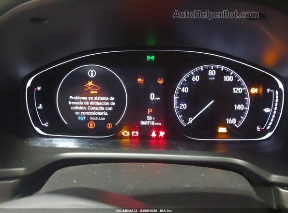 1HGCV1F10MA008203 2021 HONDA ACCORD Black Vista de los asientos traseros
