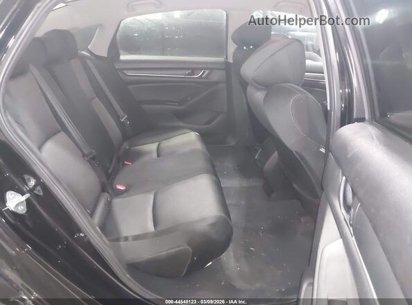 1HGCV1F10MA008203 2021 HONDA ACCORD Black Vista de la etiqueta del VIN