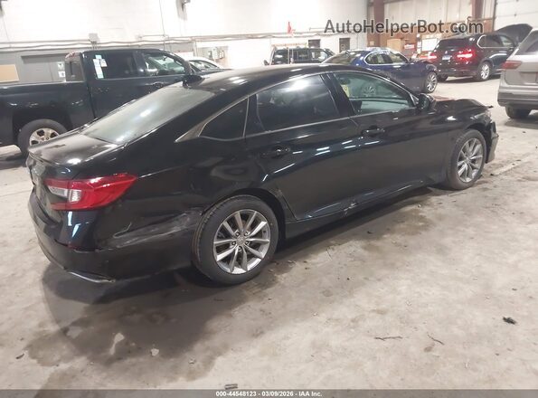 1HGCV1F10MA008203 2021 HONDA ACCORD Black Trasero derecho