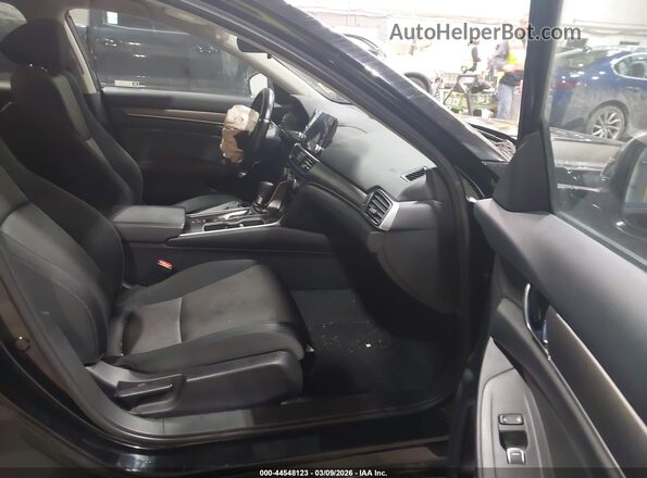 1HGCV1F10MA008203 2021 HONDA ACCORD Black Vista interior delantera