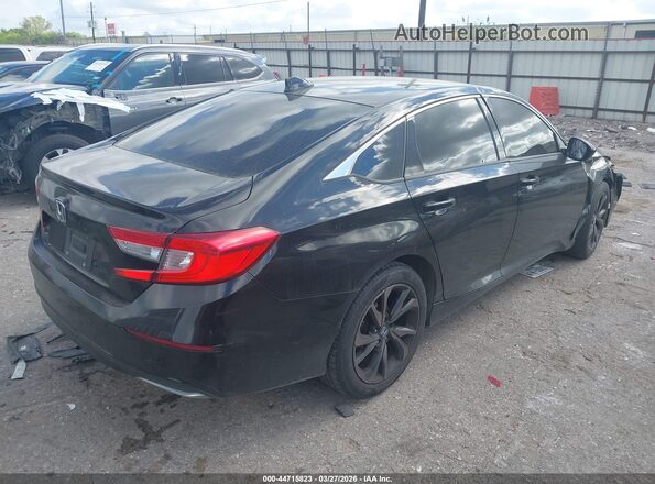 1HGCV1F11KA147513 2019 HONDA ACCORD Black 