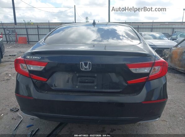 1HGCV1F11KA147513 2019 HONDA ACCORD Black 