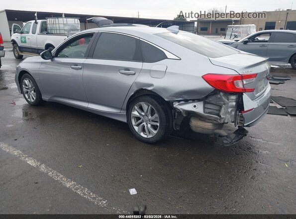 1HGCV1F12KA161260 2019 HONDA ACCORD Silver Trasero izquierdo