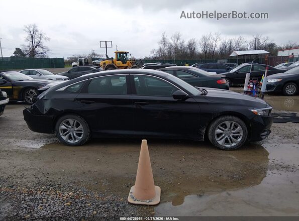 1HGCV1F13JA236644 2018 HONDA ACCORD Black Rear interior view