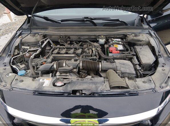 1HGCV1F13JA236644 2018 HONDA ACCORD Black Rear view