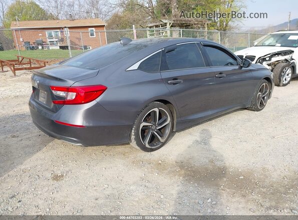 1HGCV1F13KA125254 2019 HONDA ACCORD Gray Tył prawy