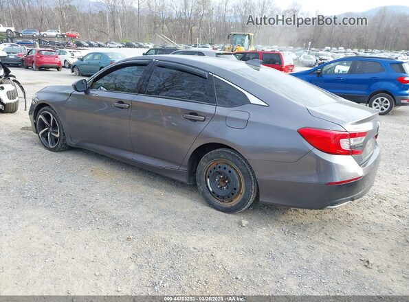 1HGCV1F13KA125254 2019 HONDA ACCORD Gray Tył lewy
