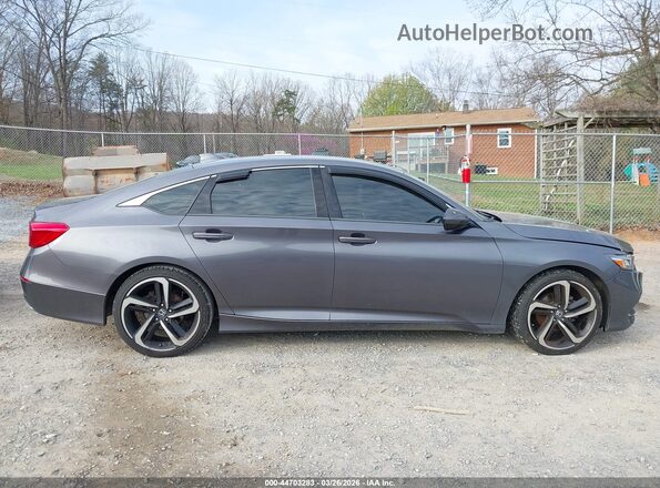 1HGCV1F13KA125254 2019 HONDA ACCORD Gray Widok wnętrza 360 stopni