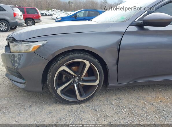 1HGCV1F13KA125254 2019 HONDA ACCORD Gray 