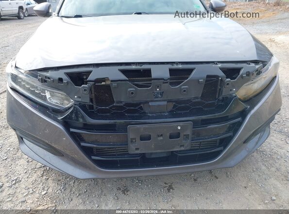 1HGCV1F13KA125254 2019 HONDA ACCORD Gray 
