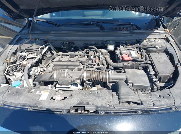 1HGCV1F13MA073403 2021 HONDA ACCORD Black უკანა ხედი