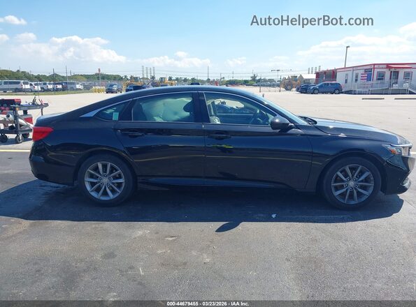 1HGCV1F13MA073403 2021 HONDA ACCORD Black უკანა სალონის ხედი