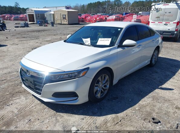 1HGCV1F14KA125098 2019 HONDA ACCORD White Przód lewy