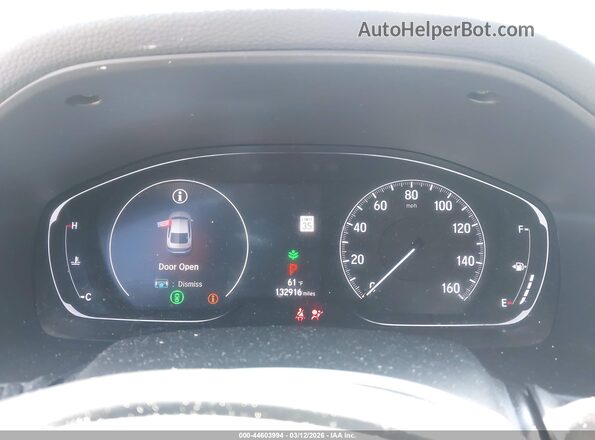 1HGCV1F14KA125098 2019 HONDA ACCORD White Widok tylnych siedzeń