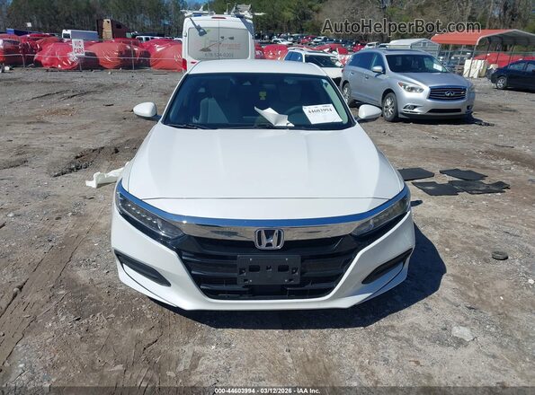 1HGCV1F14KA125098 2019 HONDA ACCORD White Widok zestawu wskaźników