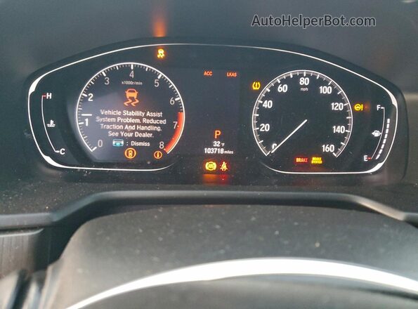1HGCV1F14KA155864 2019 HONDA ACCORD White 