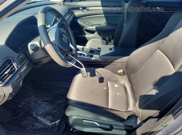 1HGCV1F14MA072809 2021 HONDA ACCORD Silver Вид салону спереду