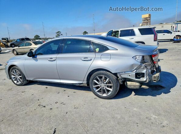 1HGCV1F14MA072809 2021 HONDA ACCORD Silver Задня ліва чверть