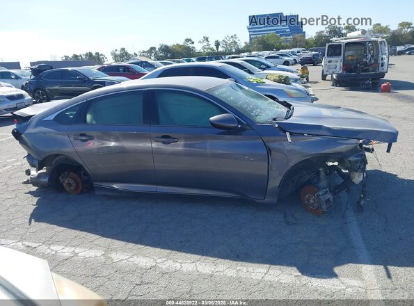 1HGCV1F15KA094685 2019 HONDA ACCORD Серый Вид щитка приборов