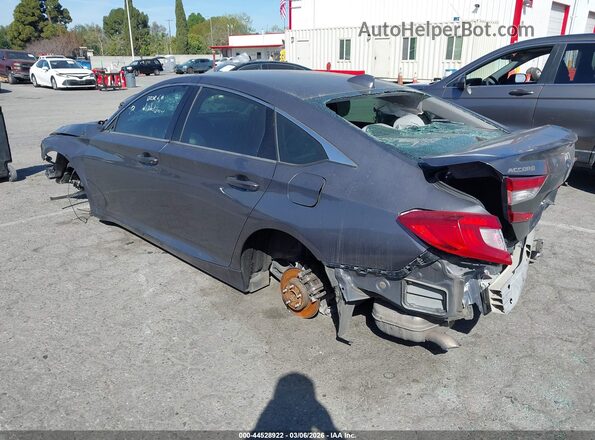 1HGCV1F15KA094685 2019 HONDA ACCORD Серый Задняя левая четверть