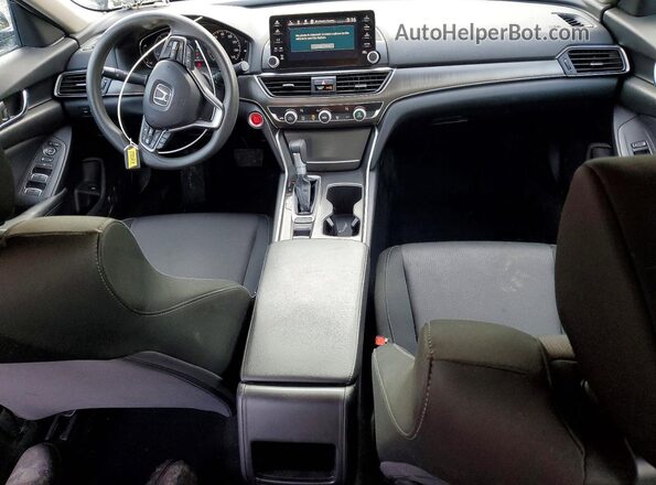 1HGCV1F15MA048177 2021 HONDA ACCORD Black Вид панелі приладів