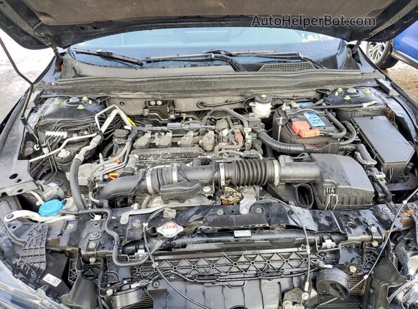 1HGCV1F15MA048177 2021 HONDA ACCORD Black Вид задньої частини салону