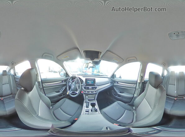 1HGCV1F15MA048177 2021 HONDA ACCORD Black Панорамний вид салону 360°