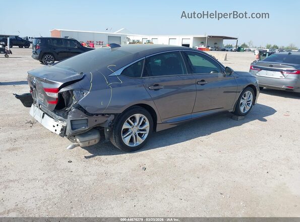 1HGCV1F17KA099077 2019 HONDA ACCORD Gray 