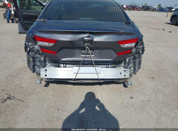 1HGCV1F17KA099077 2019 HONDA ACCORD Gray 