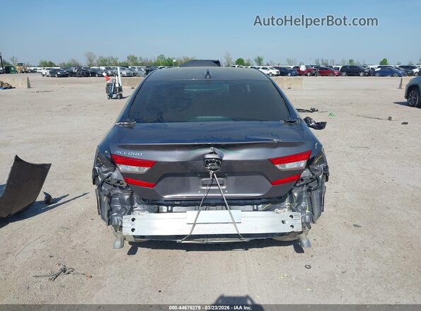 1HGCV1F17KA099077 2019 HONDA ACCORD Gray 