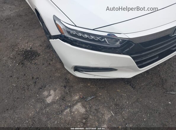 1HGCV1F18JA261619 2018 HONDA ACCORD White წინა ხედი