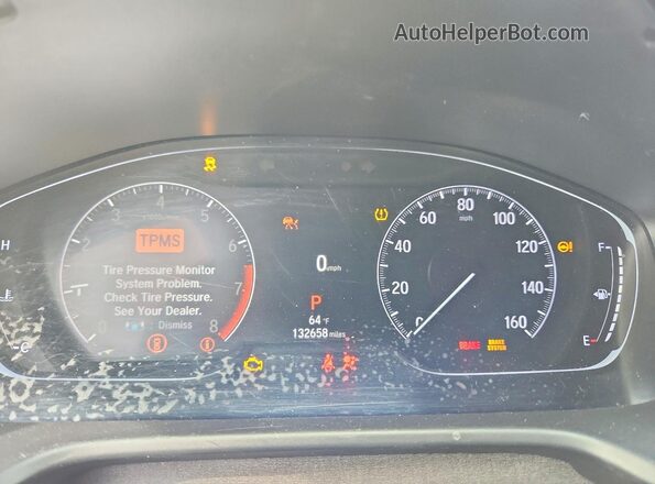 1HGCV1F18MA032362 2021 HONDA ACCORD Серый Вид щитка приборов