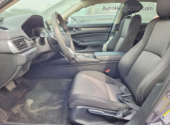 1HGCV1F18MA032362 2021 HONDA ACCORD Серый Вид салона спереди