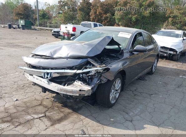 1HGCV1F19LA047581 2020 HONDA ACCORD Gray Передня ліва чверть