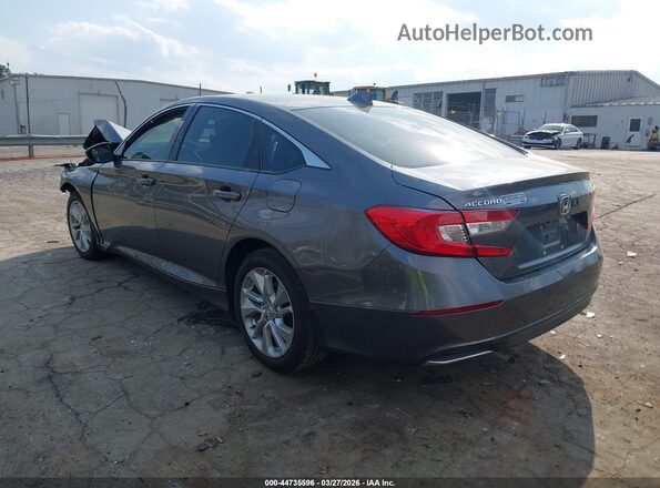 1HGCV1F19LA047581 2020 HONDA ACCORD Gray Задня ліва чверть