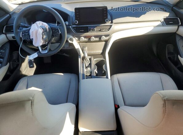 1HGCV1F1XMA103979 2021 HONDA ACCORD Белый Вид панели приборов