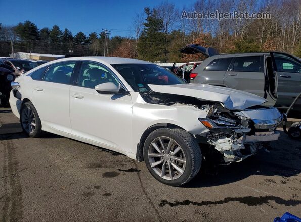 1HGCV1F1XMA103979 2021 HONDA ACCORD Белый Передняя правая четверть