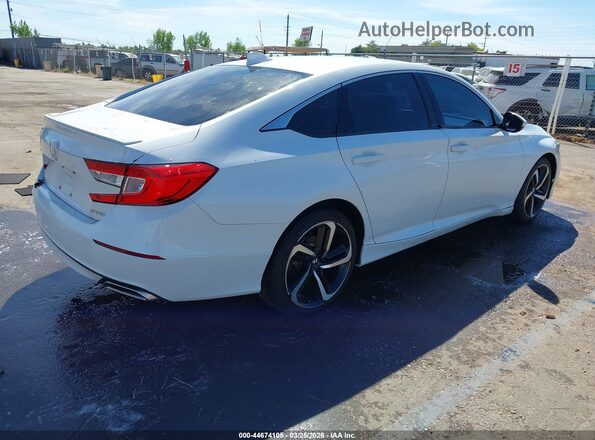 1HGCV1F30JA235615 2018 HONDA ACCORD White Tył prawy