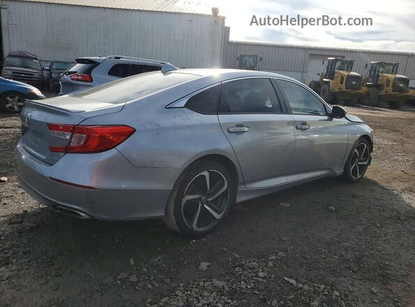 1HGCV1F30KA174574 2019 HONDA ACCORD Silver 