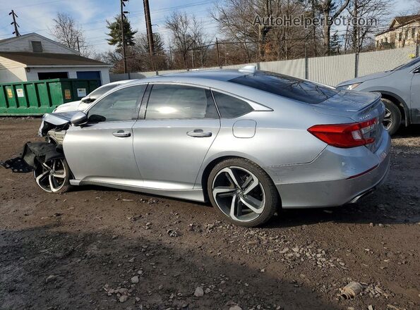 1HGCV1F30KA174574 2019 HONDA ACCORD Silver 