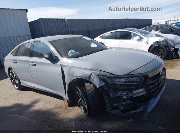 1HGCV1F30NA087097 2022 HONDA ACCORD Серый Вид спереди