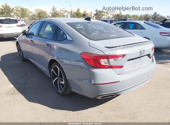 1HGCV1F30NA087097 2022 HONDA ACCORD Серый Задняя левая четверть