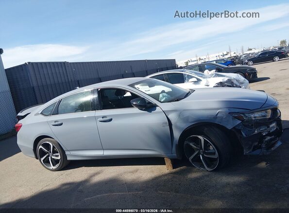 1HGCV1F30NA087097 2022 HONDA ACCORD Серый Вид задней части салона