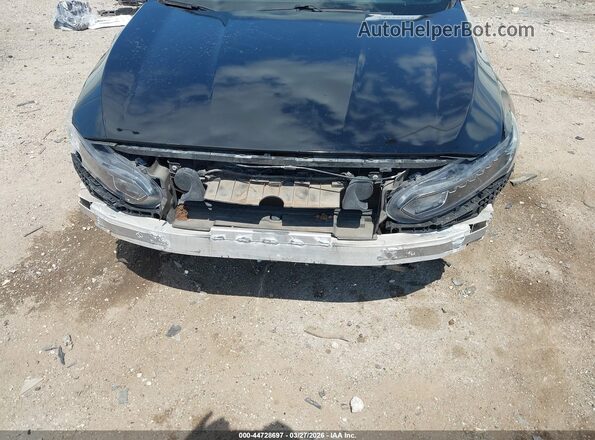 1HGCV1F31KA070420 2019 HONDA ACCORD Black Դիմացի տեսք