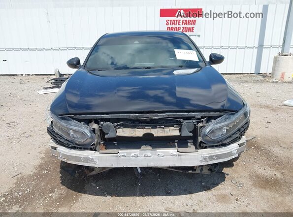 1HGCV1F31KA070420 2019 HONDA ACCORD Black Սալոնի հետևի տեսք