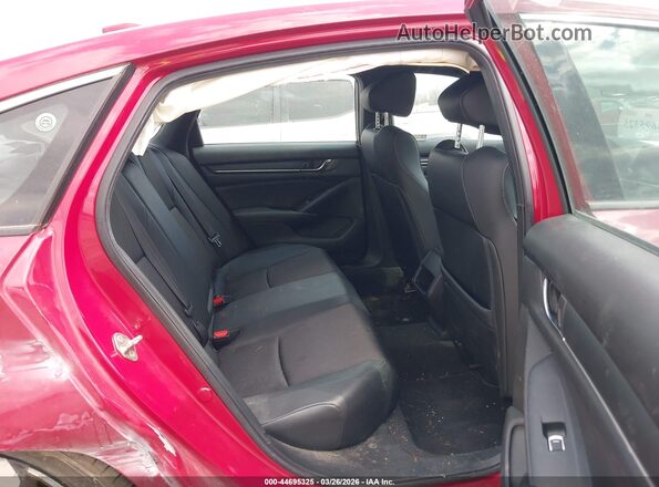 1HGCV1F31KA101181 2019 HONDA ACCORD Red Вид наклейки з VIN-кодом
